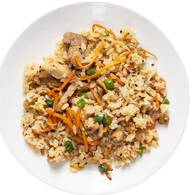 Курица Терияки с рисом и кабачками в Кофеин по цене 370