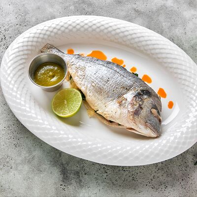 Дорада, запеченная с сыром в GASTROFISH по цене 1237