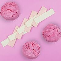 Мороженое БаблгамКрим со вкусом жвачки тутти-фрутти в Vibecream мороженое