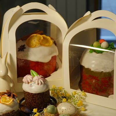 Кулич Цитрусовый в Сквер по цене 580 ₽