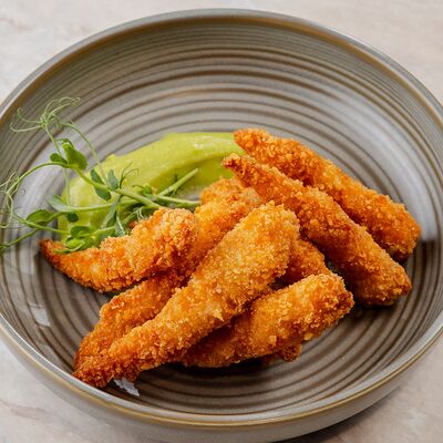 Креветки темпура с соусом васабив ЛайкиПарк по цене 700 ₽