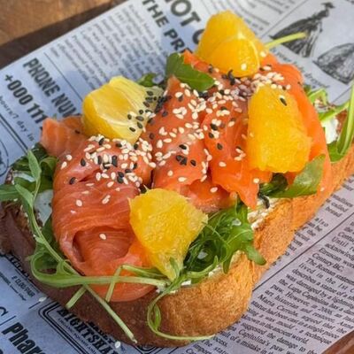 Бриошь с сёмгой в Дача по цене 567 ₽