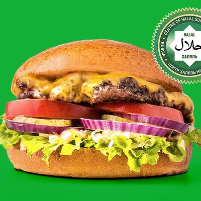 Бургер Классика халяль в Black Star Burger по цене 730 ₽