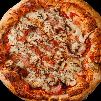 Пицца Ветчина и грибы в ПарККинг по цене 28 р.