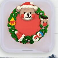 Бенто-торт Christmas wreath в Bentoy