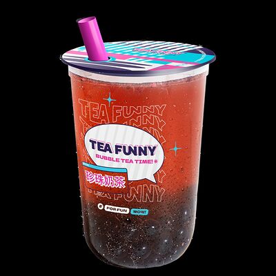 Чай фруктовый Ежевика-гибискус с кусочками винограда М в Tea Funny по цене 442 ₽
