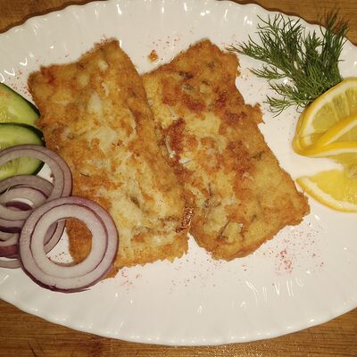 Филе минтая жареное в Чайхана халяль по цене 560 ₽