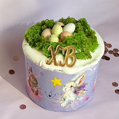 Кулич творожный бездрожжевой Декор гнездов Lipatik sweets по цене 1450 ₽