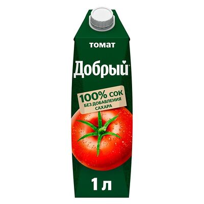 Сок Добрый томат 1л в PizzTop по цене 245 ₽