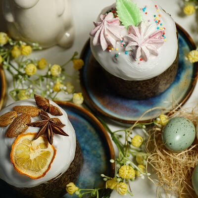 Кулич Ванильный в Сквер по цене 140 ₽