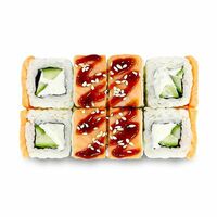 Запеченный ролл Филадельфия в Оки Токи