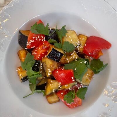 С томатами и хрустящими баклажанами в Рюмочная Prolive по цене 490 ₽