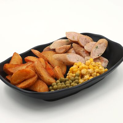 Колбаски с картофелем в Kitsune по цене 65000 сум