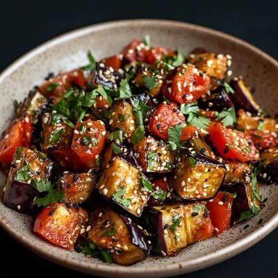 Хрустящий баклажан с творожным сыромв ШефМалина по цене 790 ₽