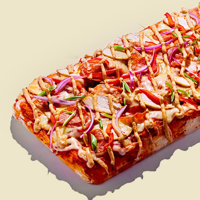 Пицца Полло с соусом Тако 60/20 в Римляне по цене 1900 ₽