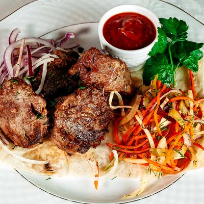 Шашлык из говяжьей вырезкив Отдых по цене 700 ₽