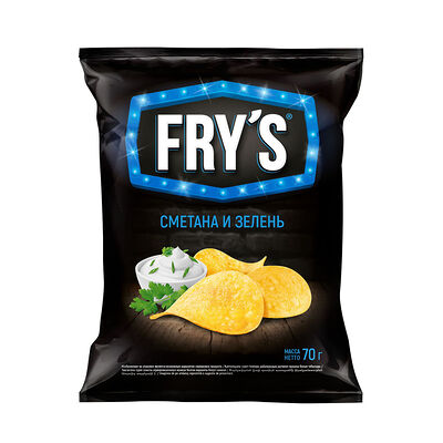 Чипсы Frys со вкусом сметана и зелень в Буфет C 2 ярус по цене 150 ₽