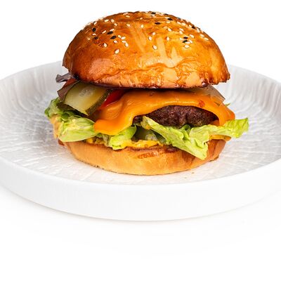 Бургер с баранинойв Гриль Хаус по цене 1020 ₽