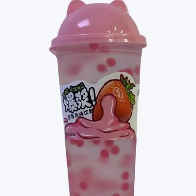 Напиток Бабл ти со вкусом клубники в Мистер пряничек по цене 500 ₽