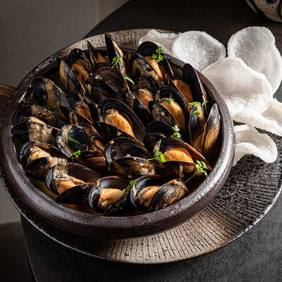 Мидии в соусе том ям в Качуко по цене 850 ₽