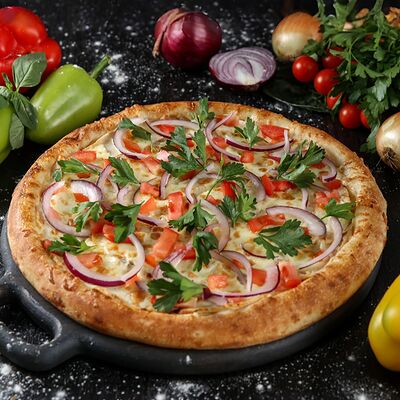 Пицца Гриль-курица 38 см в Loca Pizza по цене 1490 ₽