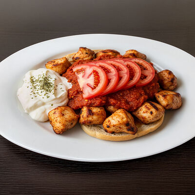 Искандер-кебаб с курицей в Armud Kebab по цене 486 ₽
