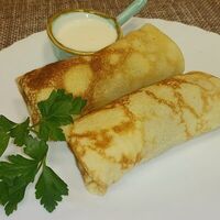 Блинчики с мясом в Бабуля