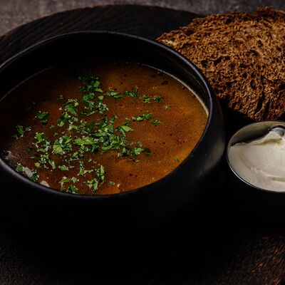 Похлебка из лесных грибов с перловкой в Cruise по цене 430 ₽