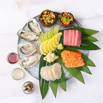 Холодное плато из рыбы и морепродуктов в Рыба моя по цене 5700 ₽