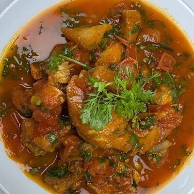 Морской окунь в томатном соусев Pho Nem по цене 589 ₽