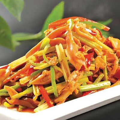 В7 Жареный свиной желудокв Charlie tea по цене 820 ₽