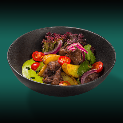 Тайский салат с говядиной и картофелем в Пицца Пи по цене 659 ₽