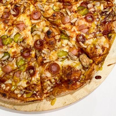 Пицца Хот-догв Одно мясо по цене 850 ₽