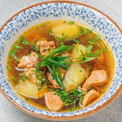 Уха по-восточному в Курагадиван по цене 650