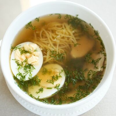 Суп-лапша в Hello olivia по цене 570 ₽