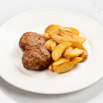 Котлеты из индейки с картофелем по-деревенски в Империя пиццы по цене 380 ₽