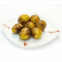Молодой картофель на углях в Хинкали