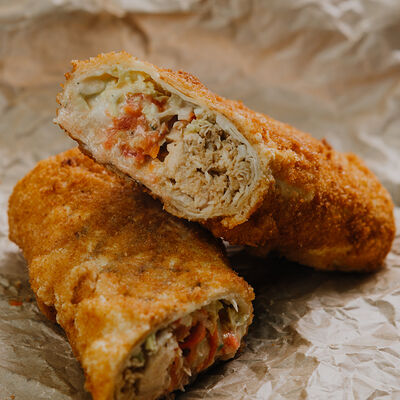 Шаурма во фритюре со свининой в В рот хот-дог по цене 649 ₽