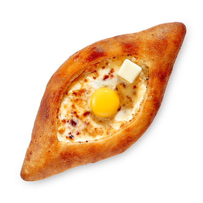 Хачапури по-аджарски мини в Старик хинкалыч по цене 275 ₽