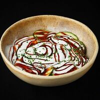 Цукини с муссом из пармезана и мятной заправкой в Кабуки