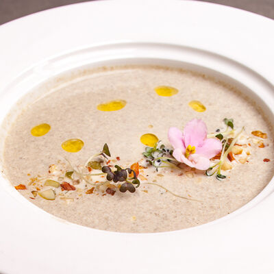 Грибной крем-cуп с гренками в Марк Твен по цене 290 ₽