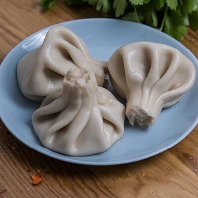 Хинкали с сыром и зеленью в Бебо по цене 110 ₽