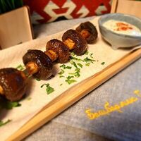 Шампиньоны на гриле в Бешбармак time