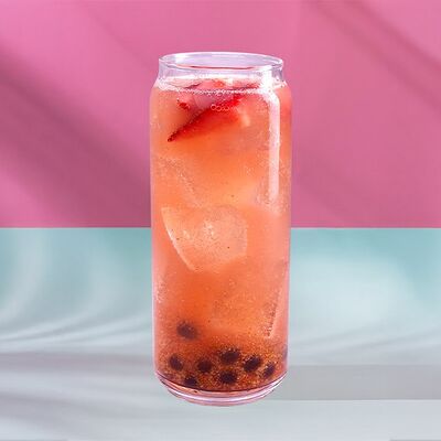 Лимонад Фейхоа-Клубника с джус-боллами в Дим Кофе Скрябина по цене 370 ₽