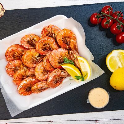 Жареные аргентинские креветки (лангустины) в РАКОВАРЪ по цене 1290 ₽