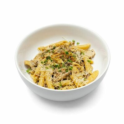 Пенне с грибным жульеном в DoBro Coffee по цене 660 ₽