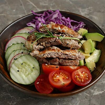 Боул со свининой в FRIENDLOUNGE по цене 480 ₽