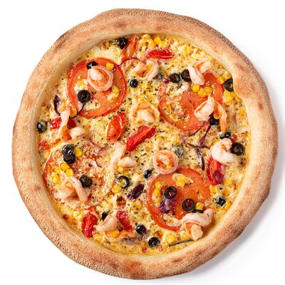 С креветками в Dens pizza по цене 710 ₽