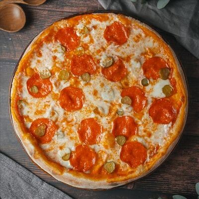 Пицца пепперони по-деревенски в Amato по цене 855 ₽