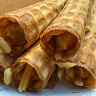 Вафельная трубочка со сгущенкой в Объект по цене 220 ₽